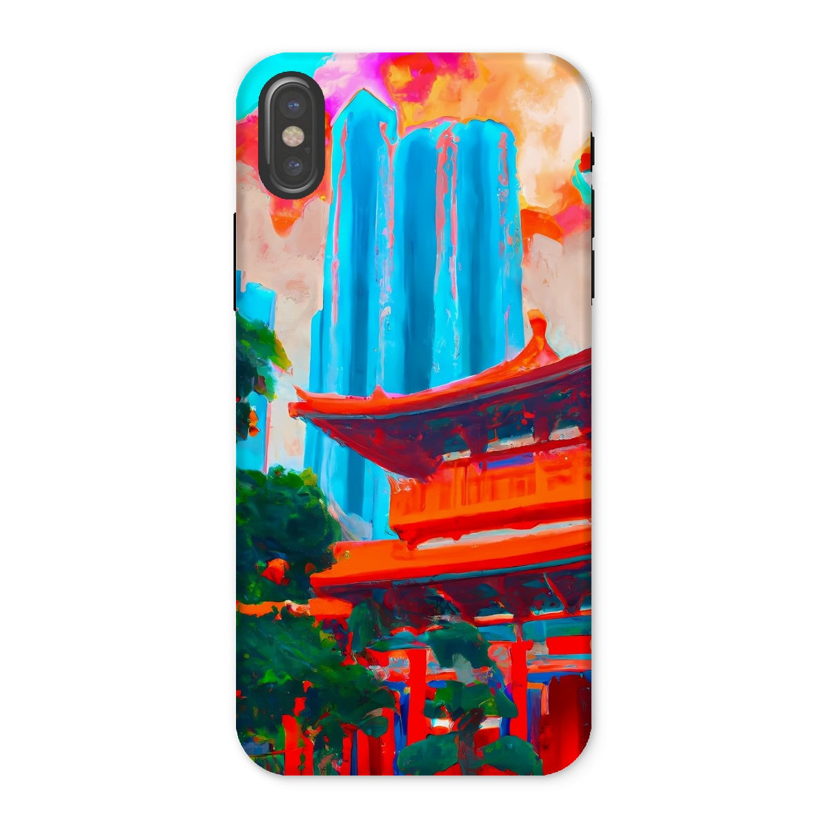 Hong Kong Impressions - Chinese Temple Tough Phone Case