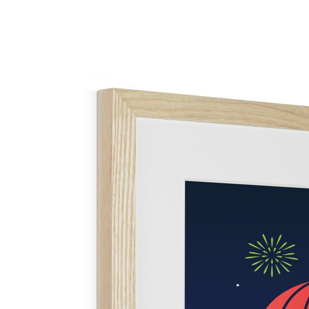 Hong Kong Geometric Framed & Mounted Print