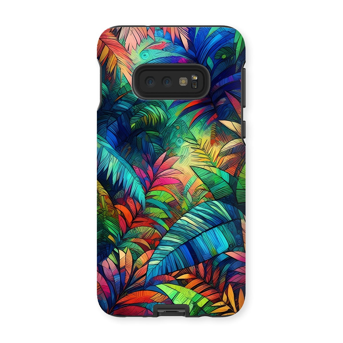 Multicolour Tropical Jungle Tough Phone Case