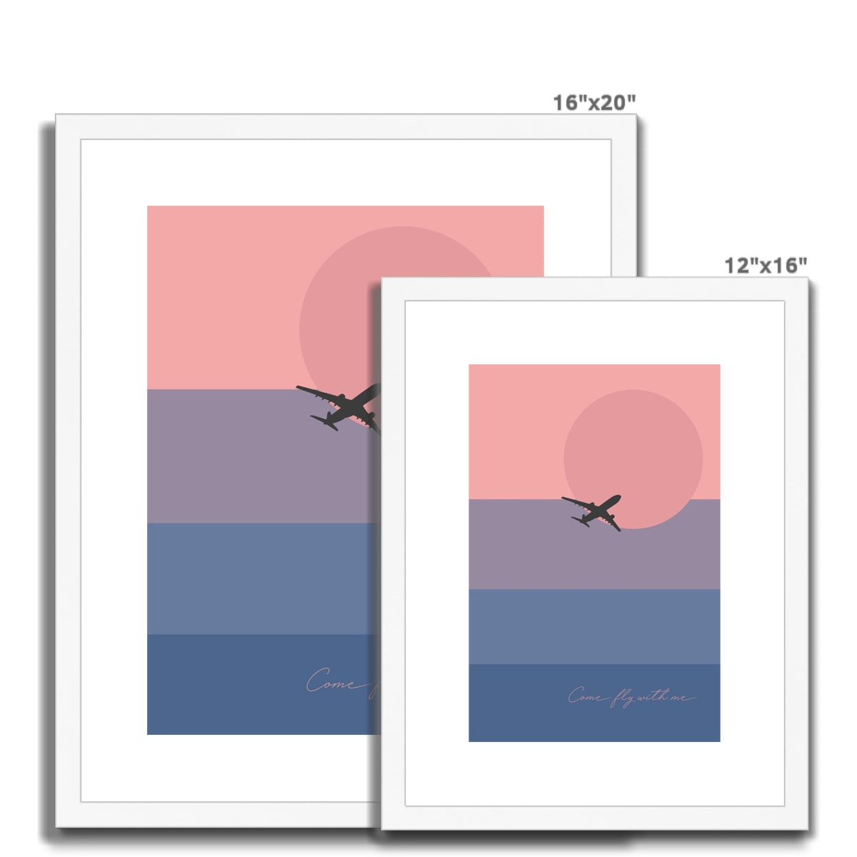 Come Fly With Me Framed & Mounted Print