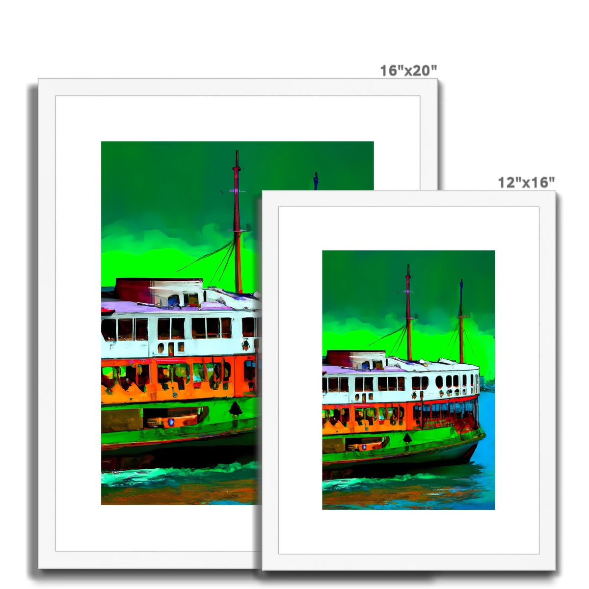 Hong Kong Impressions - Star Ferry Framed & Mounted Print