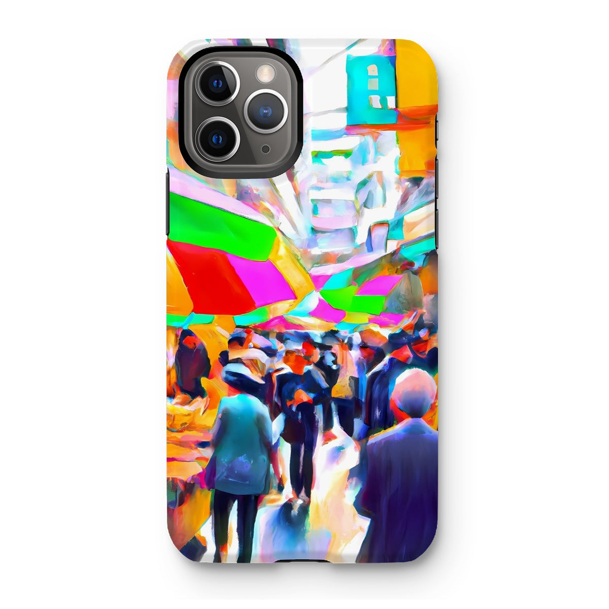 Hong Kong Impressions - Outdoor Market Tough Phone Case