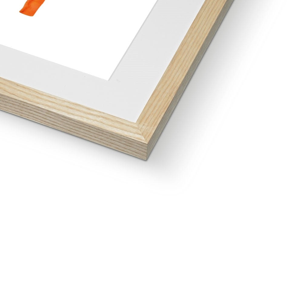 Favourite Places (Orange) Framed & Mounted Print