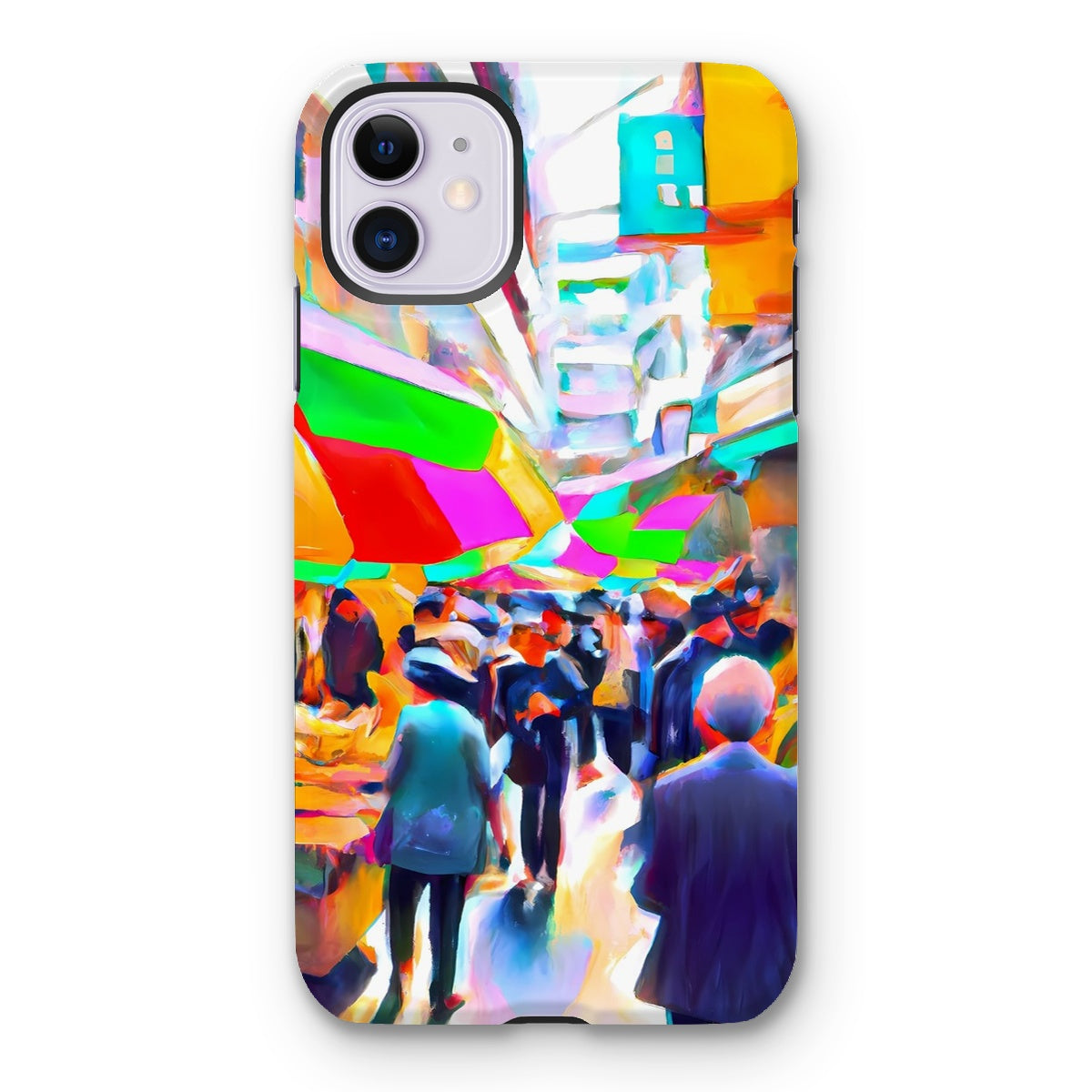 Hong Kong Impressions - Outdoor Market Tough Phone Case