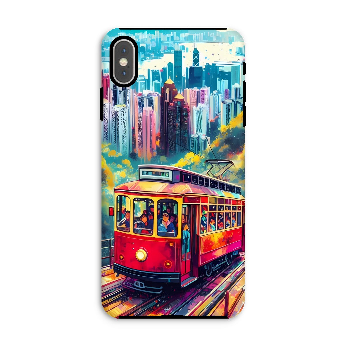 HK Rainbow Series - Peak Tram Tough Phone Case