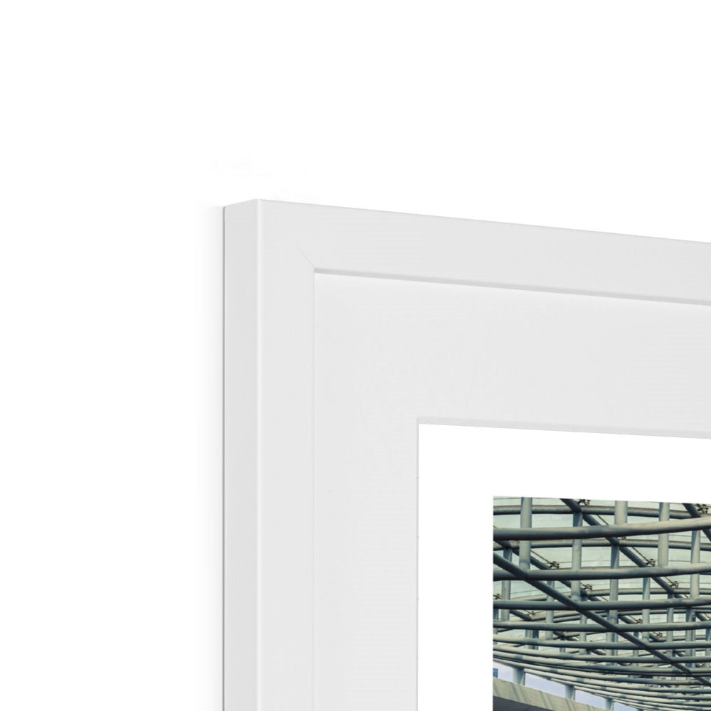 Hong Kong Photo White Tones Framed & Mounted Print