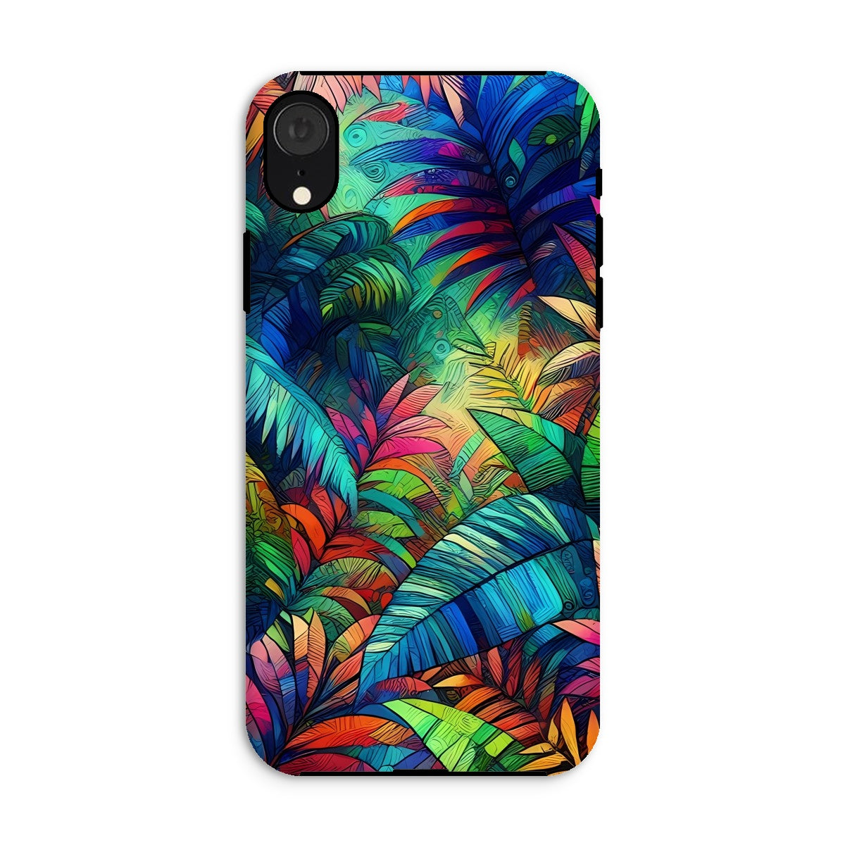 Multicolour Tropical Jungle Tough Phone Case