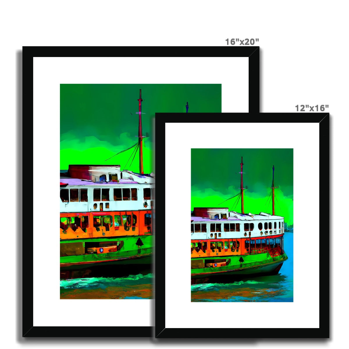 Hong Kong Impressions - Star Ferry Framed & Mounted Print