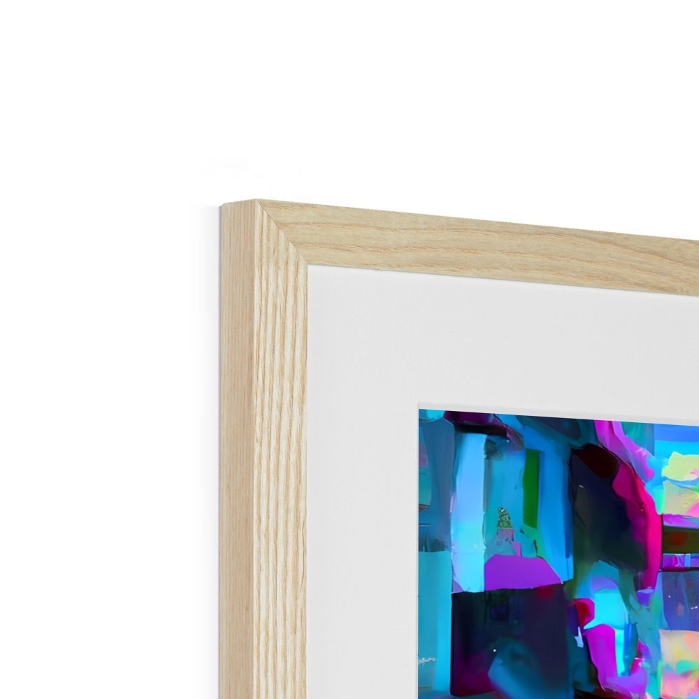 Hong Kong Impressions - Street Scene (2) Framed & Mounted Print