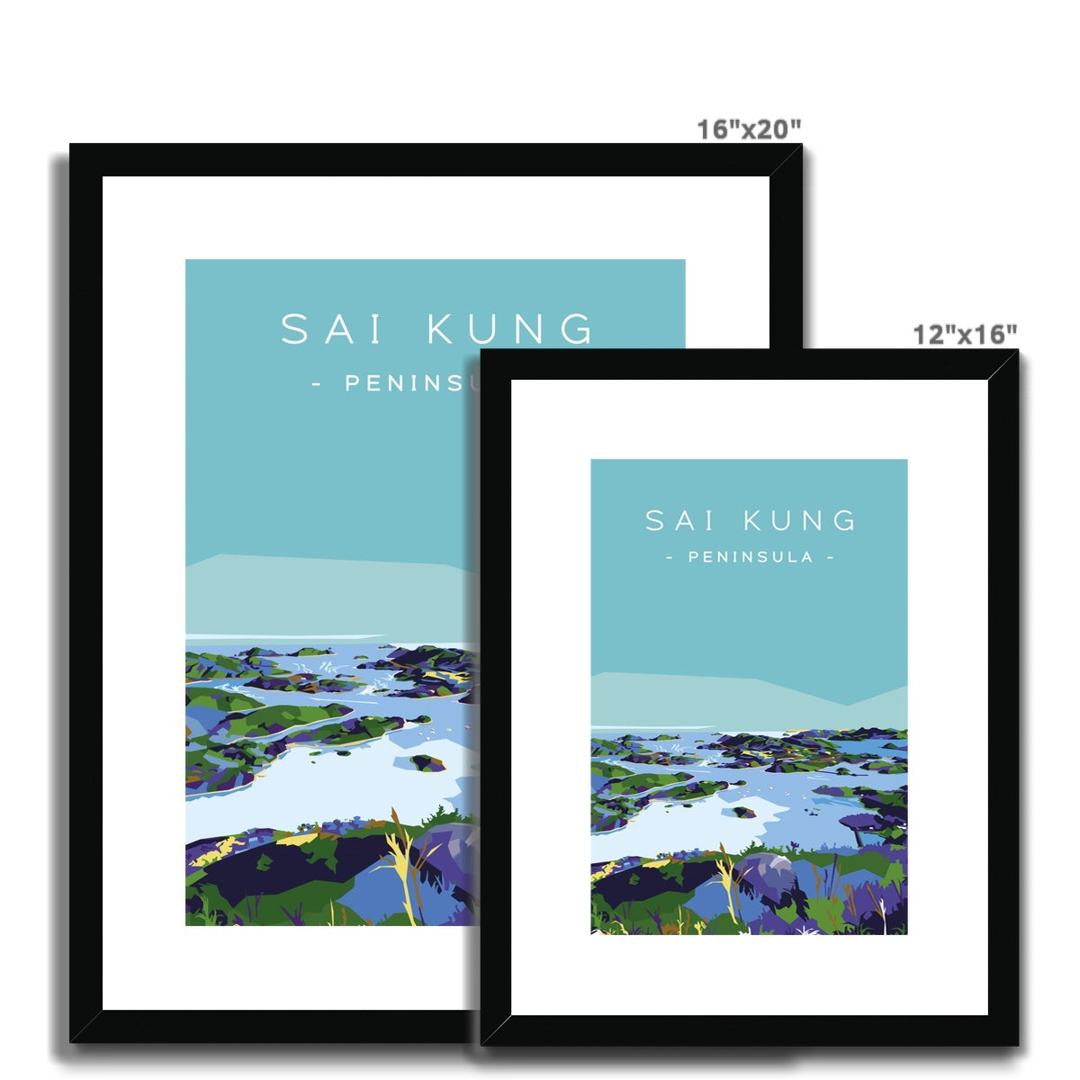 Hong Kong Travel - Sai Kung Peninsula Framed & Mounted Print