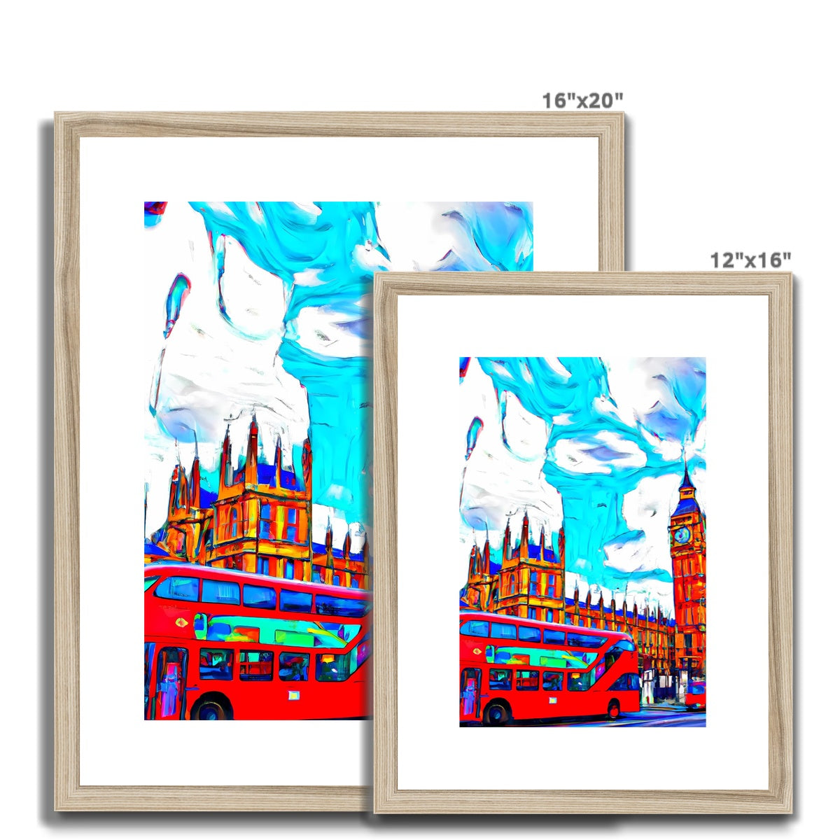 British Impressions - London Houses of Parliament Framed & Mounted Print