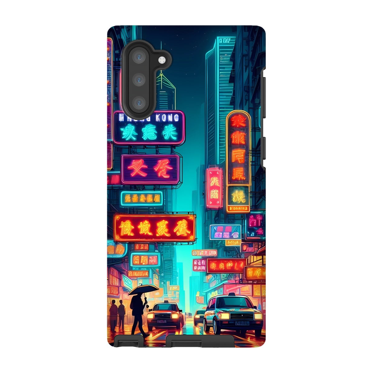 Hong Kong Night Time Neon Tough Phone Case