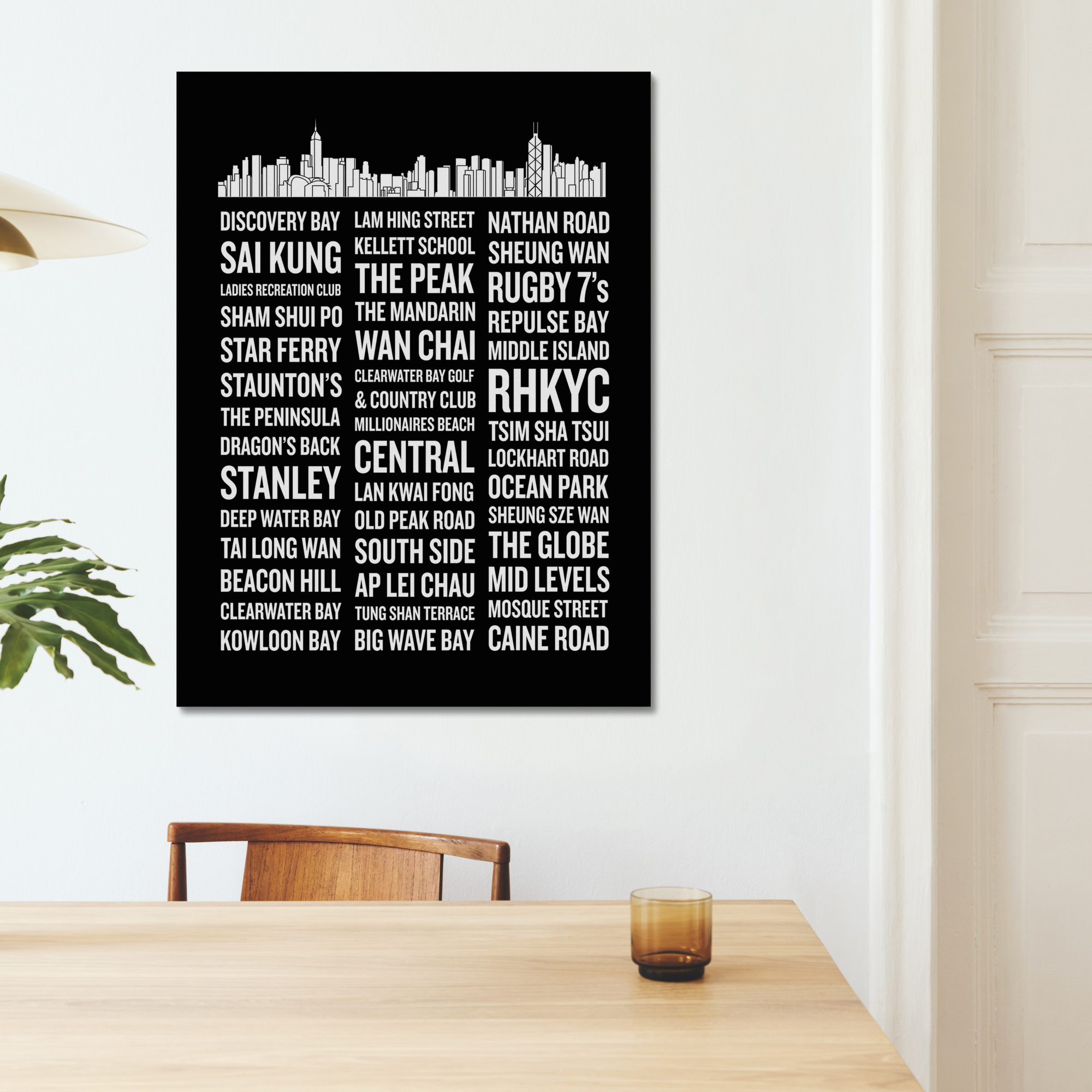 Hong Kong Memory/Places Trio Canvas