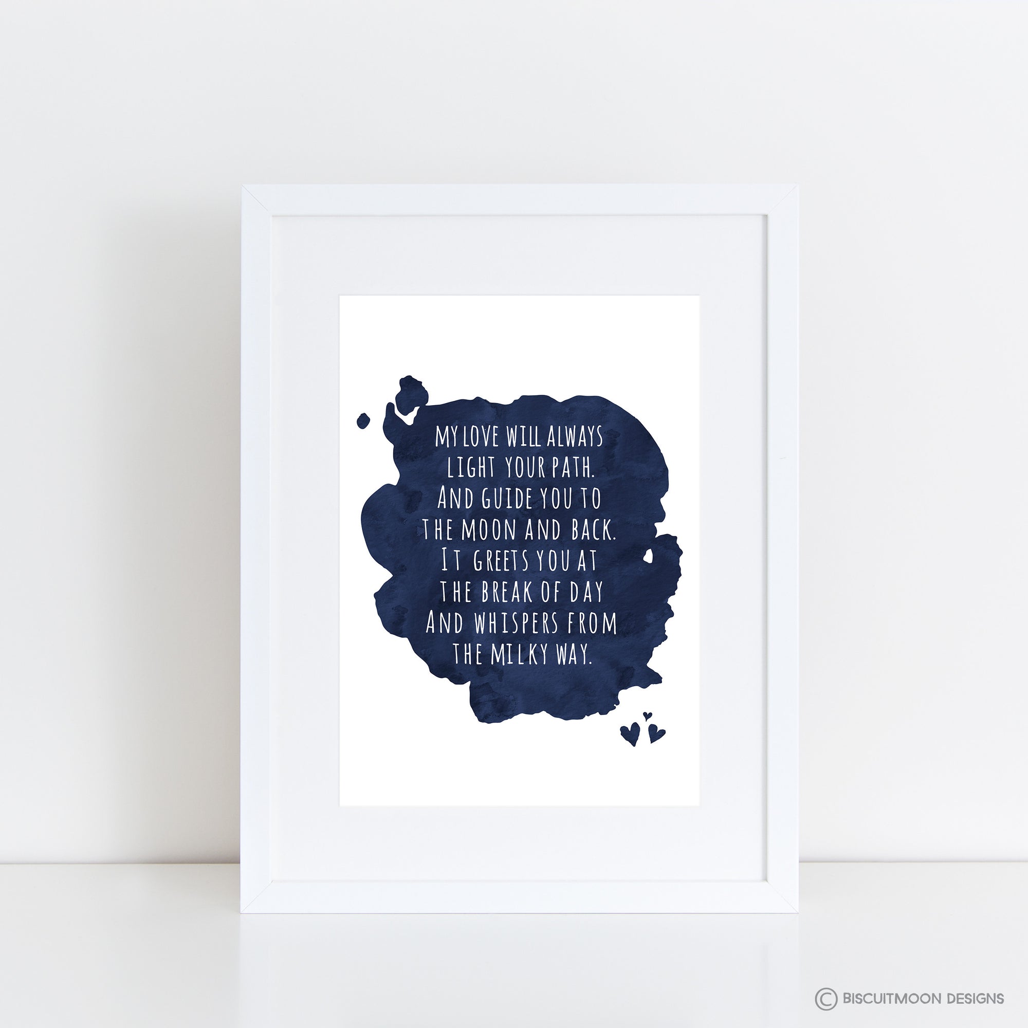 My Love Will Always Nursery Print