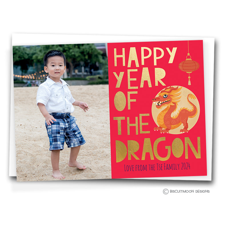 Year of the Dragon - Personalised Chinese New Year Cards
