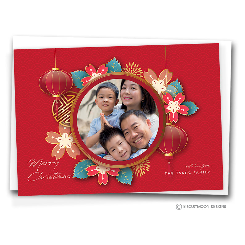 Chinese Style Personalised Christmas Cards