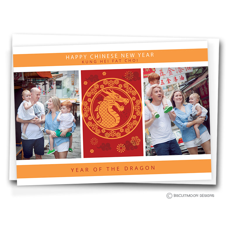Year of the Dragon Triptych - Chinese New Year
