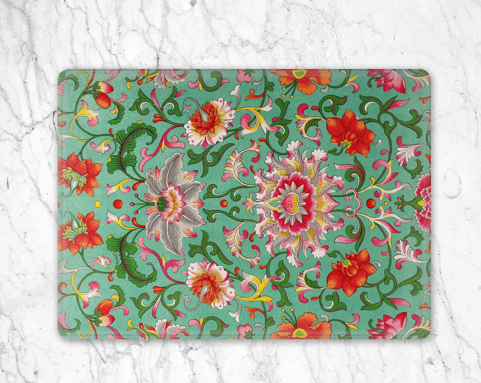 Chinese Vintage Kitchen Glass Cutting / Serving Board