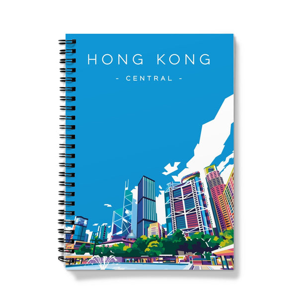 Hong Kong Travel - Central Notebook - Biscuitmoon Designs