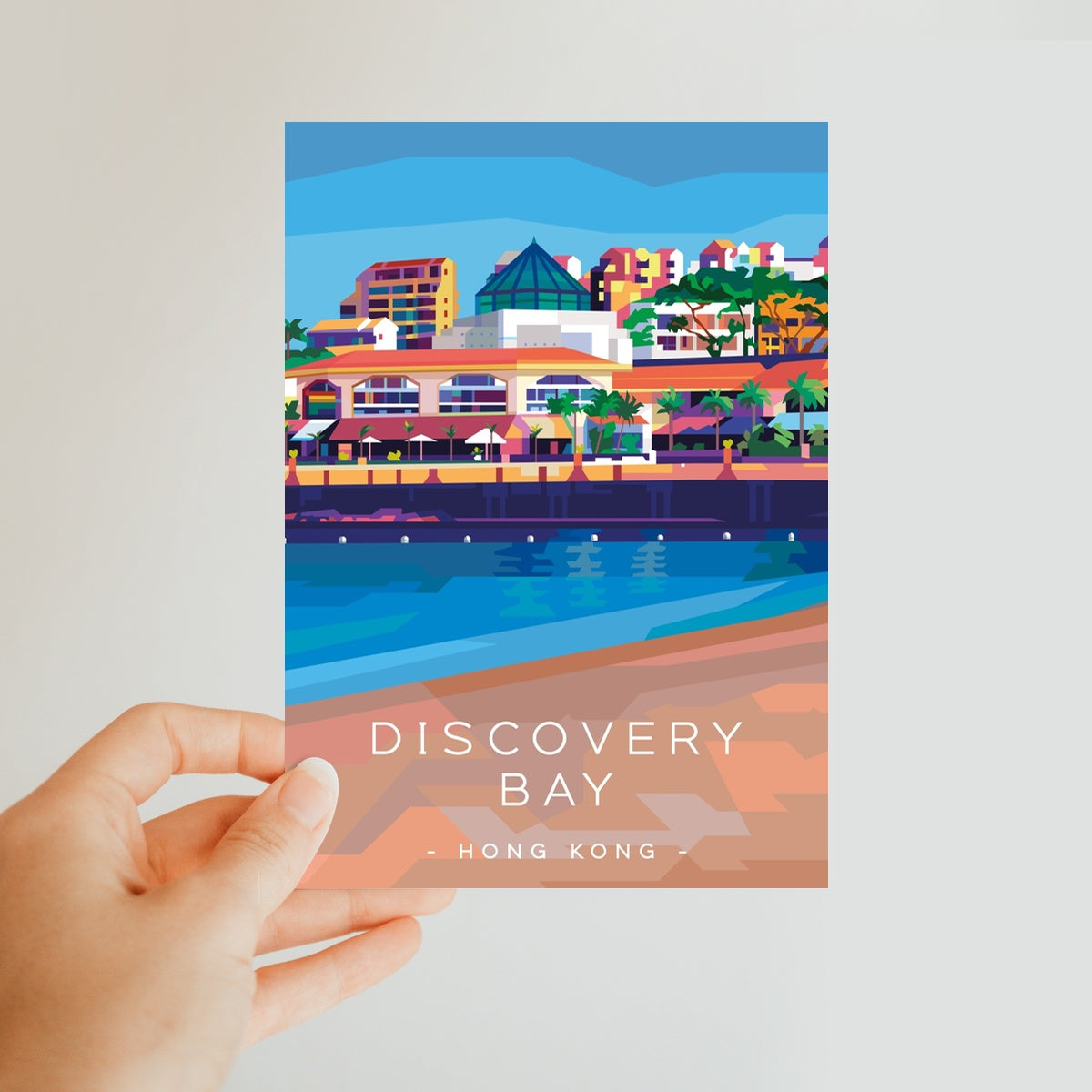 Hong Kong Travel - Discovery Bay Classic Postcard