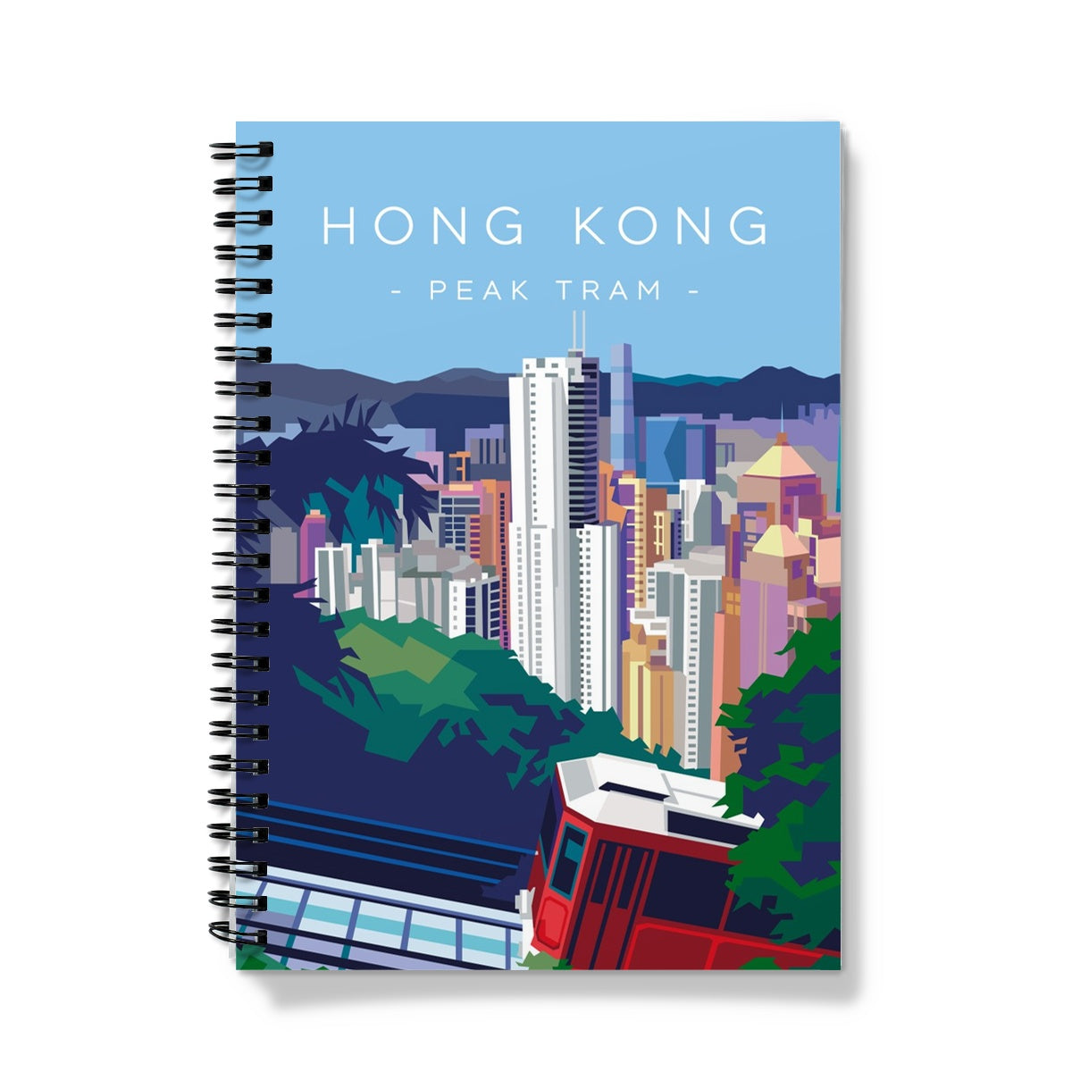 Hong Kong Travel - Peak Tram Notebook
