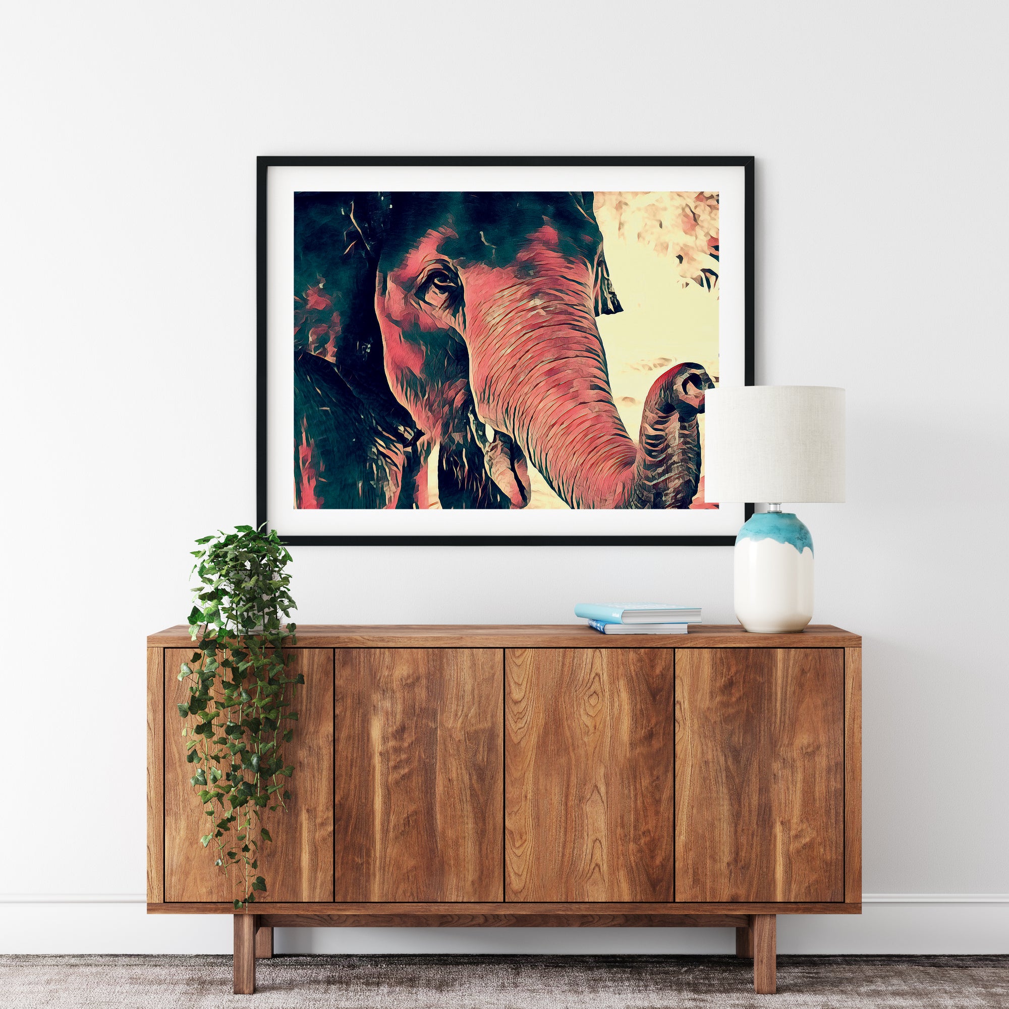Elephant Digital Art Print