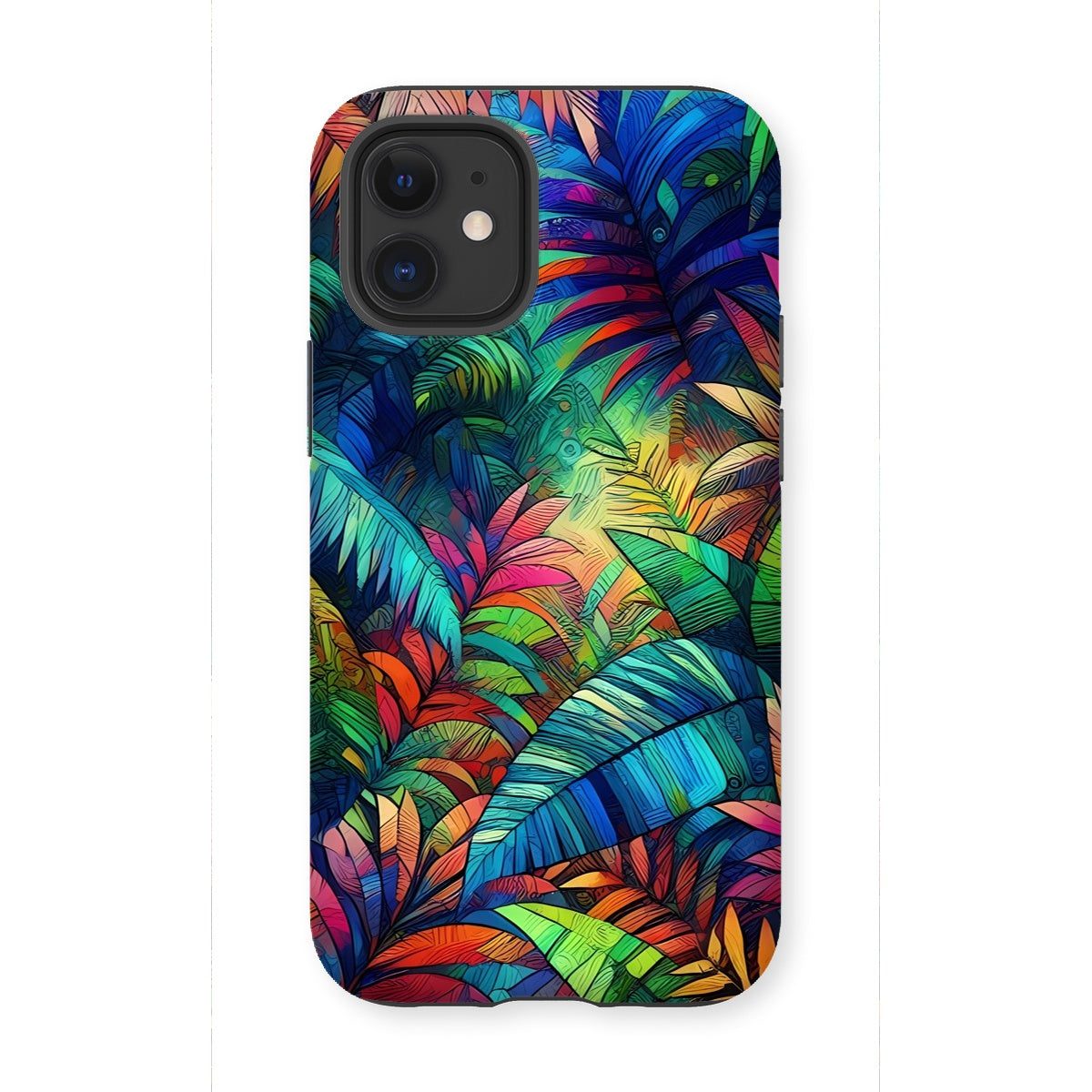 Multicolour Tropical Jungle Tough Phone Case