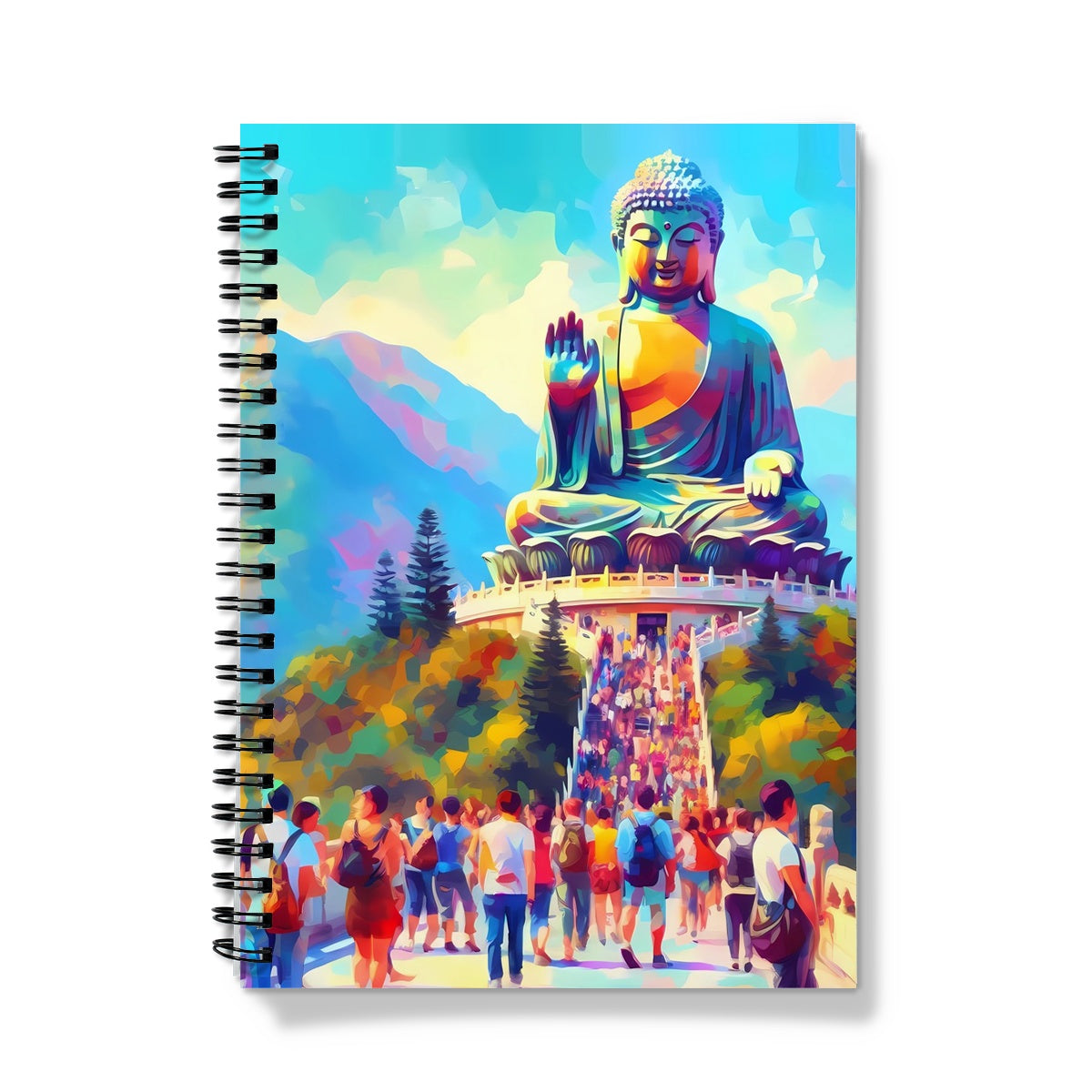 Hong Kong Rainbow Series - Lantau Big Buddha Notebook