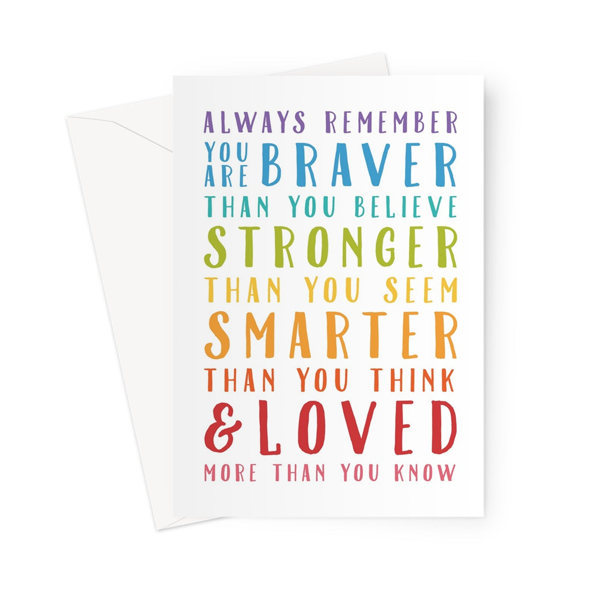 Always Remember You Are Braver Greeting Card