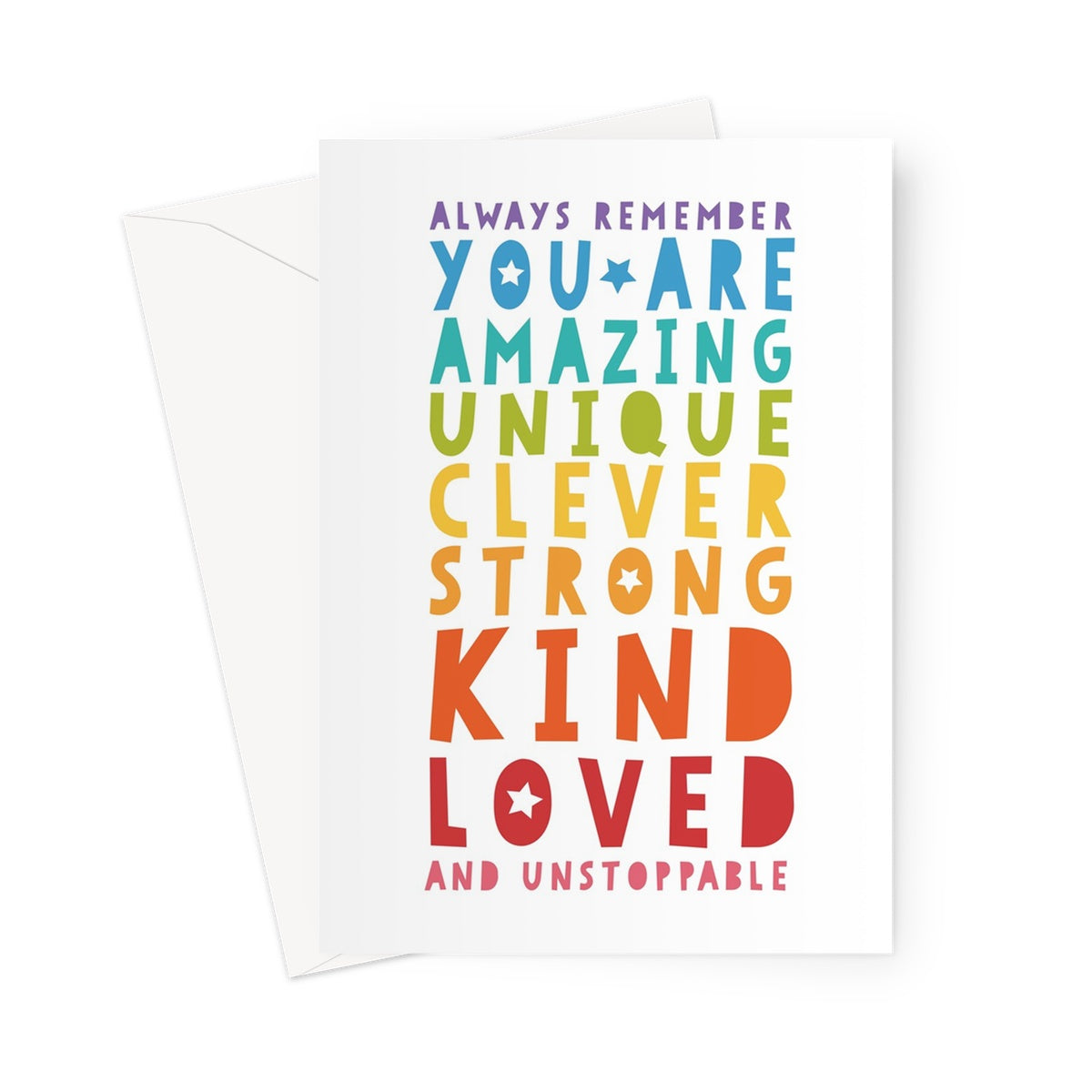 Always Remember you are amazing Greeting Card