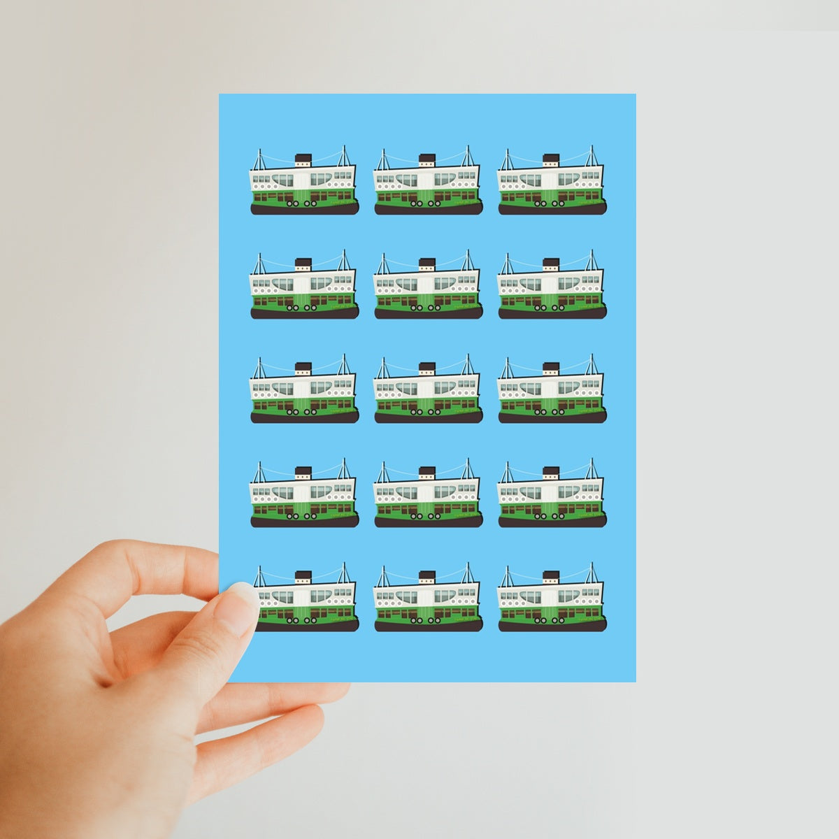 Hong Kong Star Ferries Classic Postcard