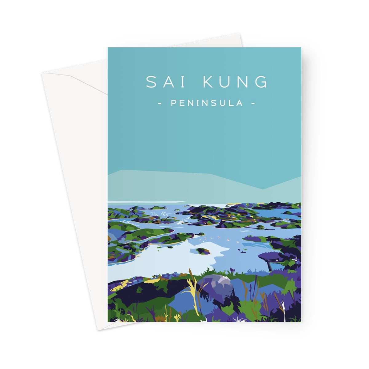 Hong Kong Travel - Sai Kung Peninsula Greeting Card