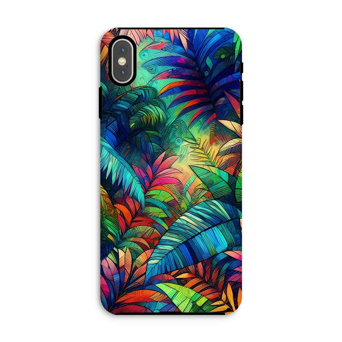 Multicolour Tropical Jungle Tough Phone Case