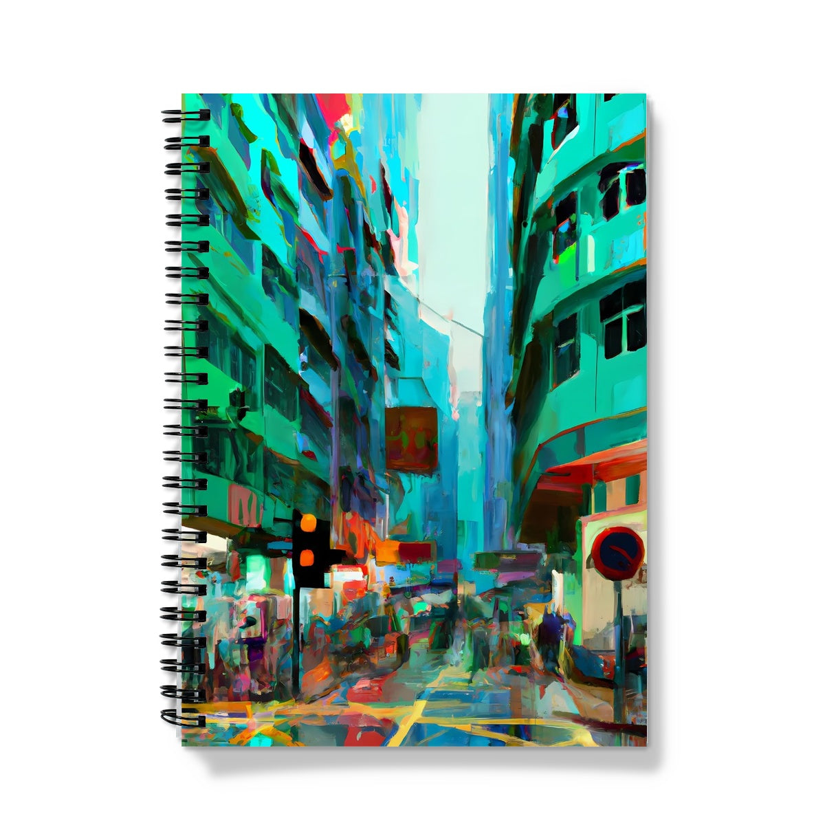Hong Kong Impressions - Street Scene Notebook