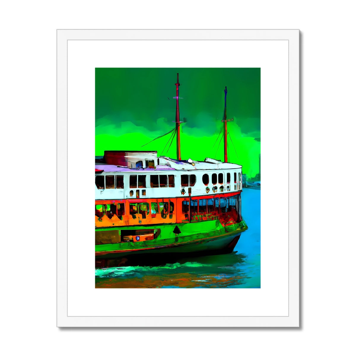 Hong Kong Impressions - Star Ferry Framed & Mounted Print