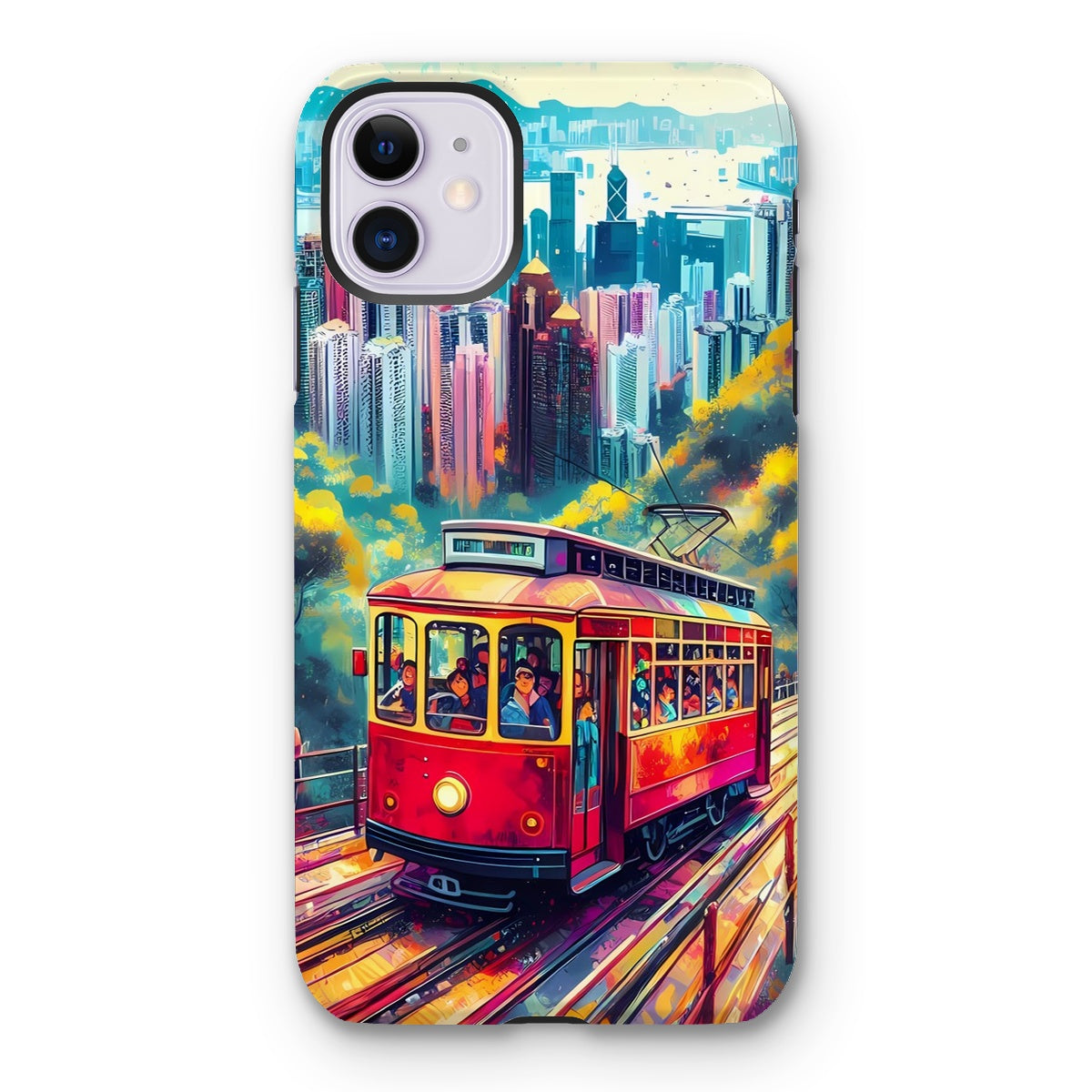 HK Rainbow Series - Peak Tram Tough Phone Case