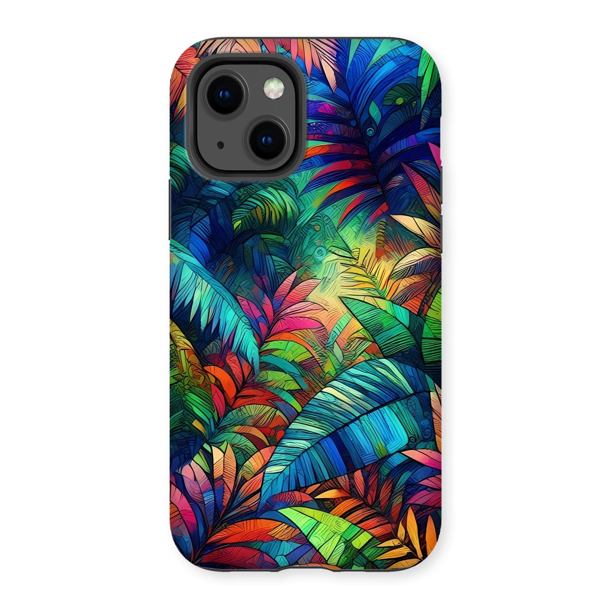 Multicolour Tropical Jungle Tough Phone Case