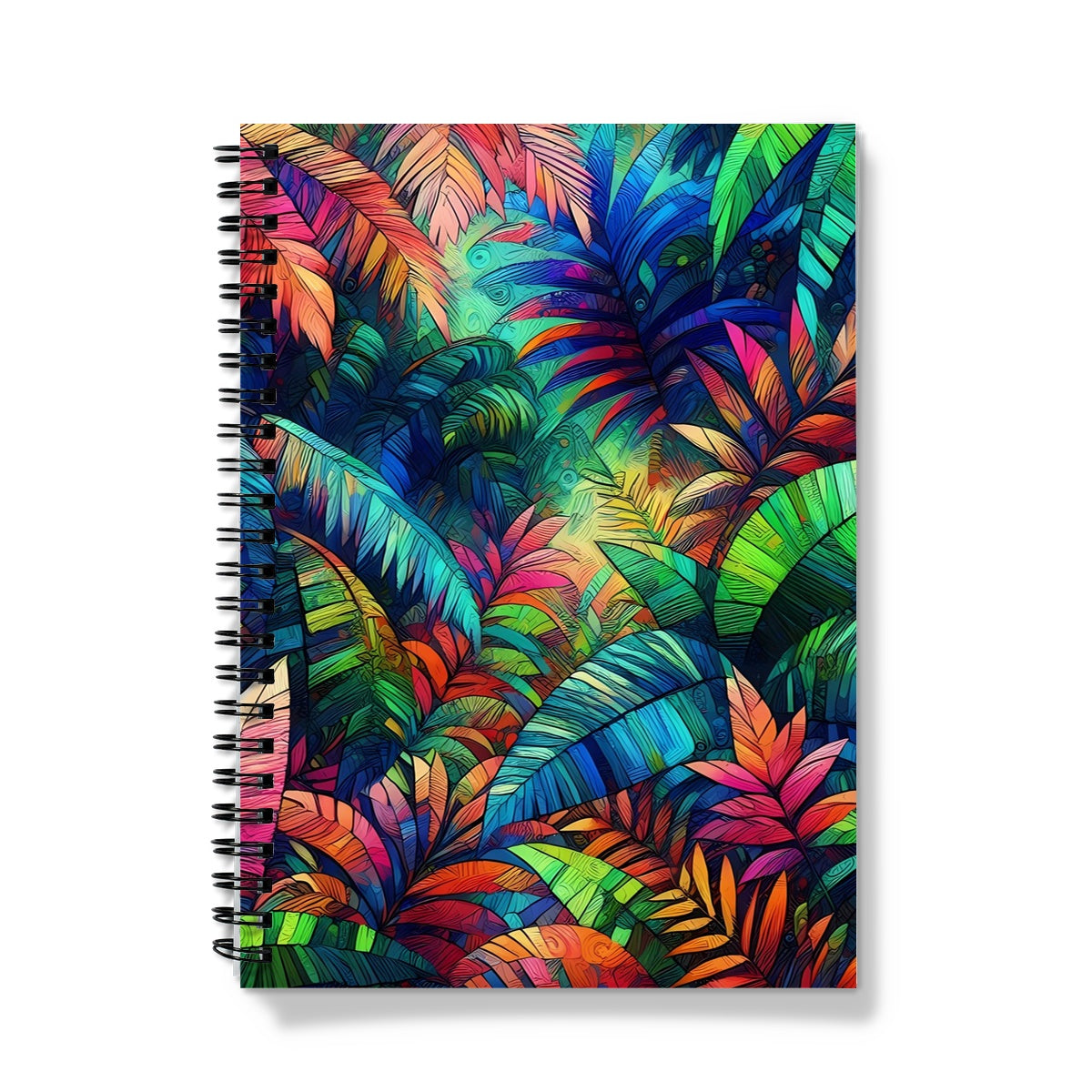 Multicolour Tropical Jungle Notebook