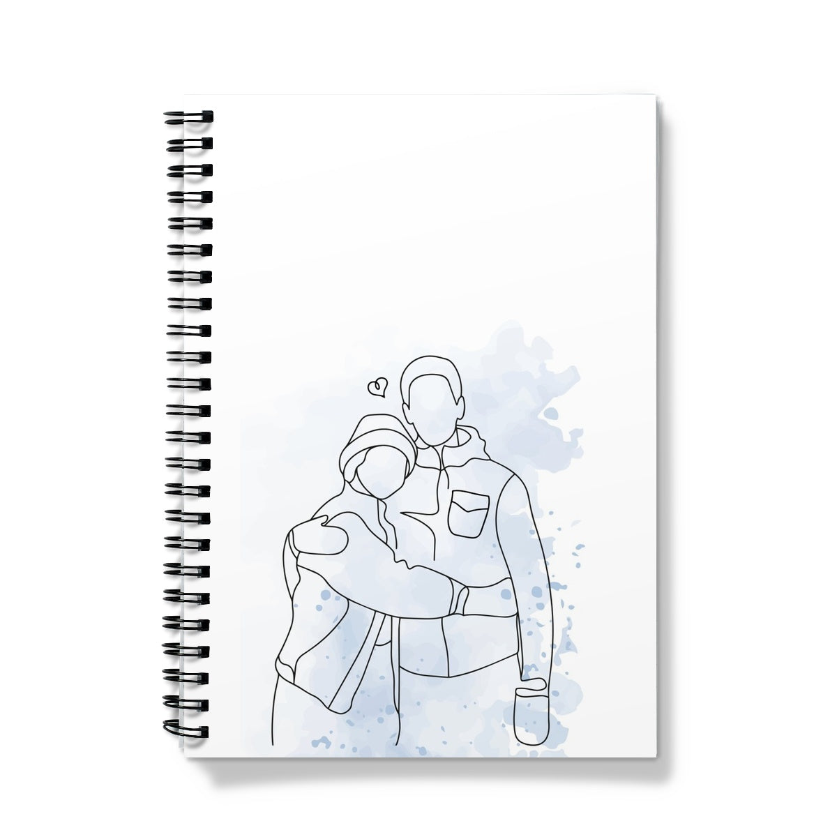 Lovers Line Drawing Notebook