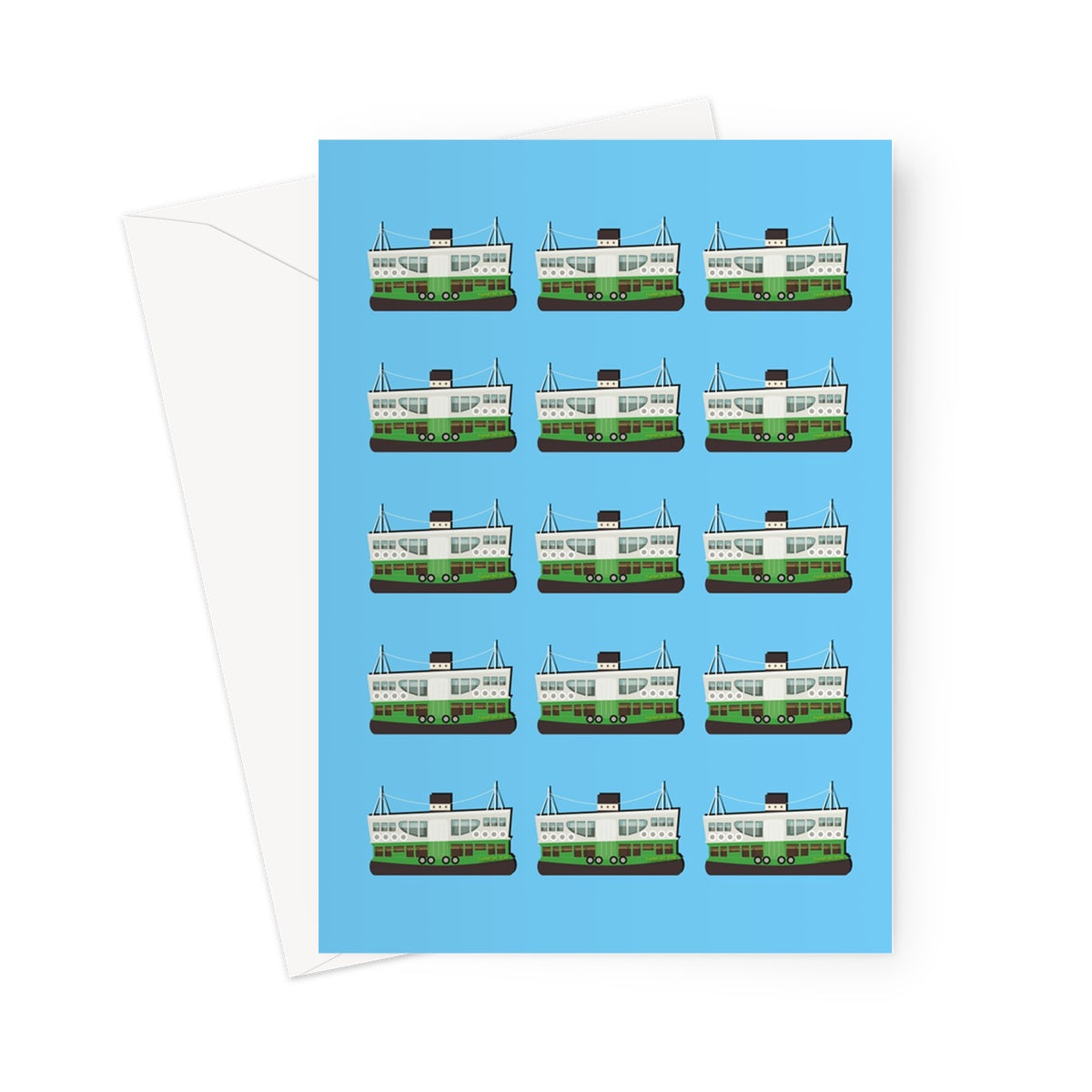 Hong Kong Star Ferries Greeting Card