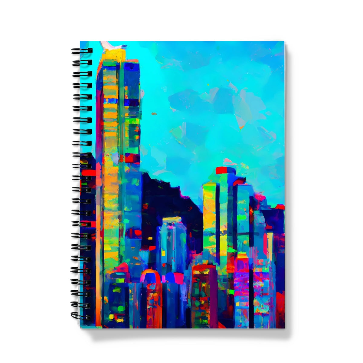 Hong Kong Impressions - Skyscrapers Notebook