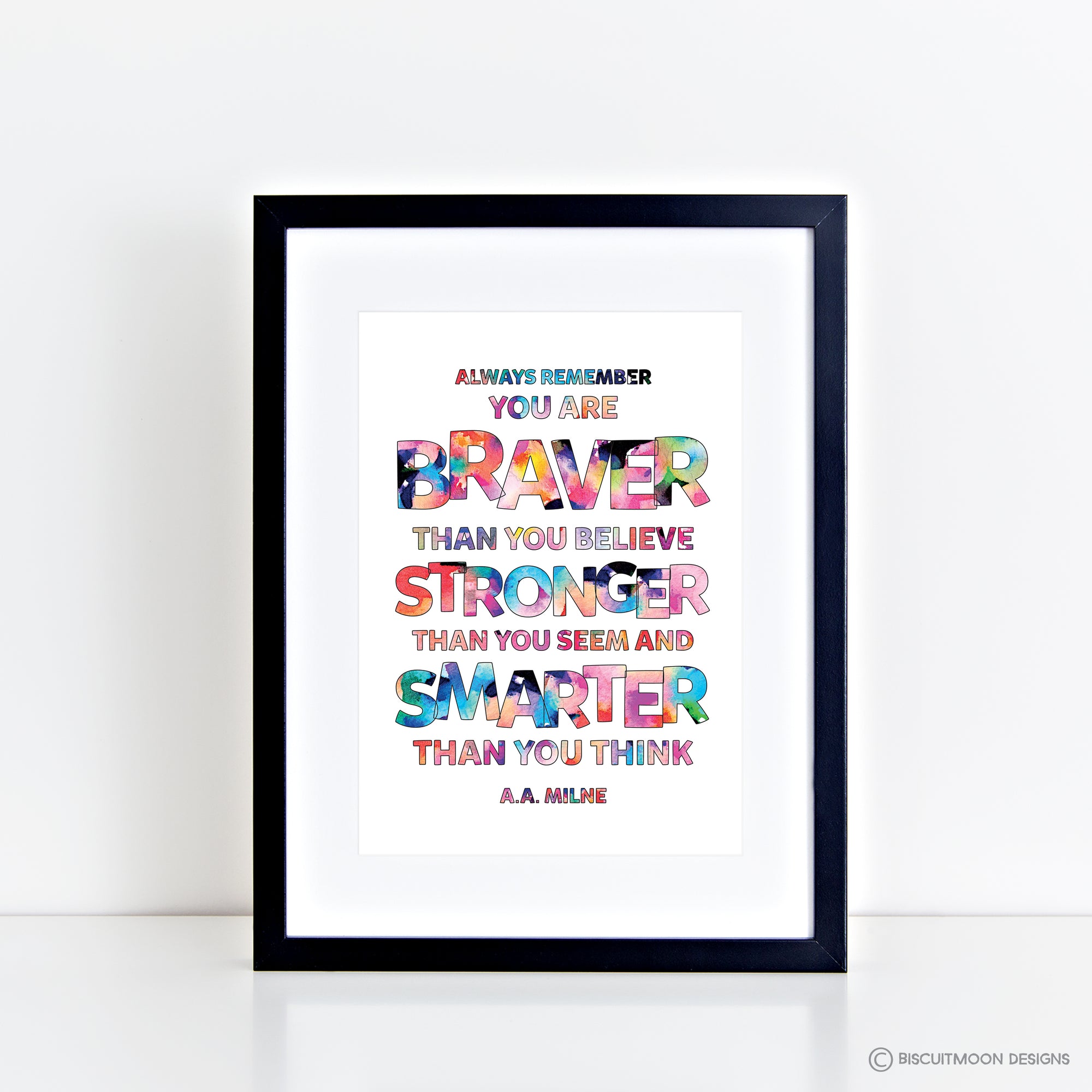 Braver Stronger Smarter Print