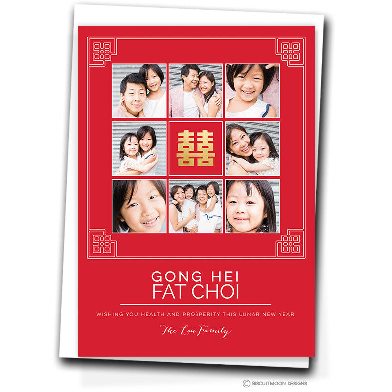 Double Happiness - Chinese New Year Cards