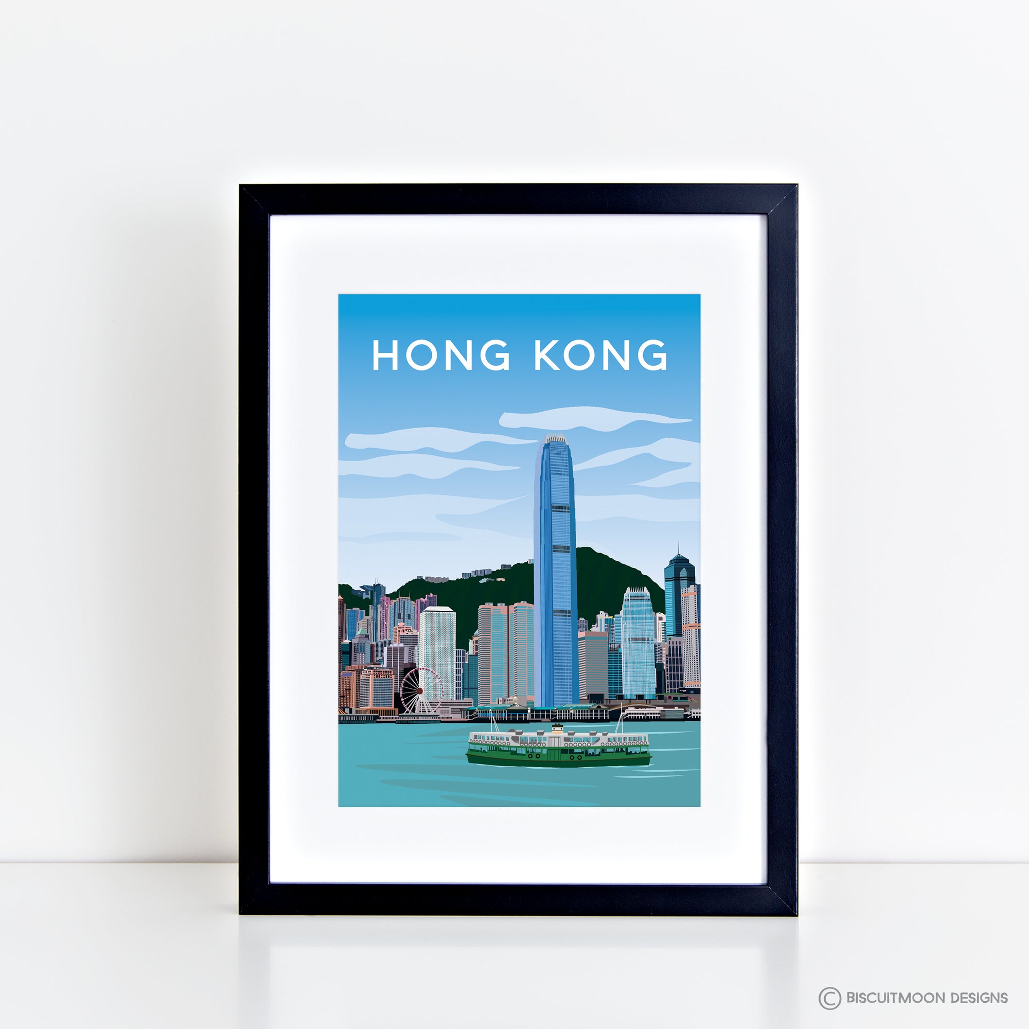 Hong Kong Harbour View Print