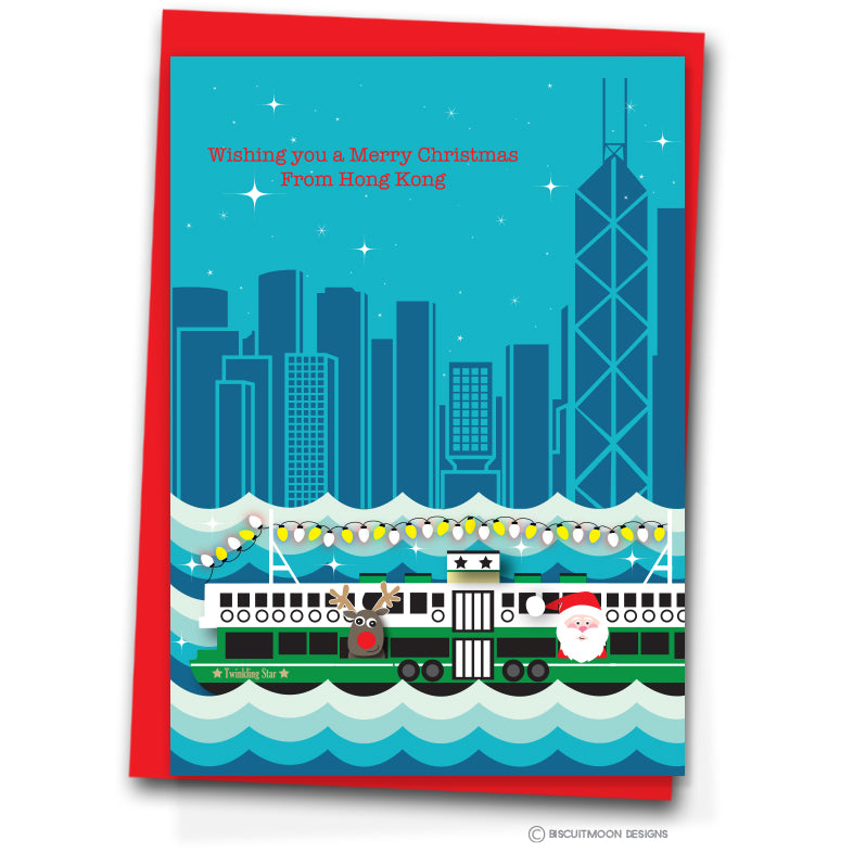 Star Ferry Santa Corporate Christmas Cards