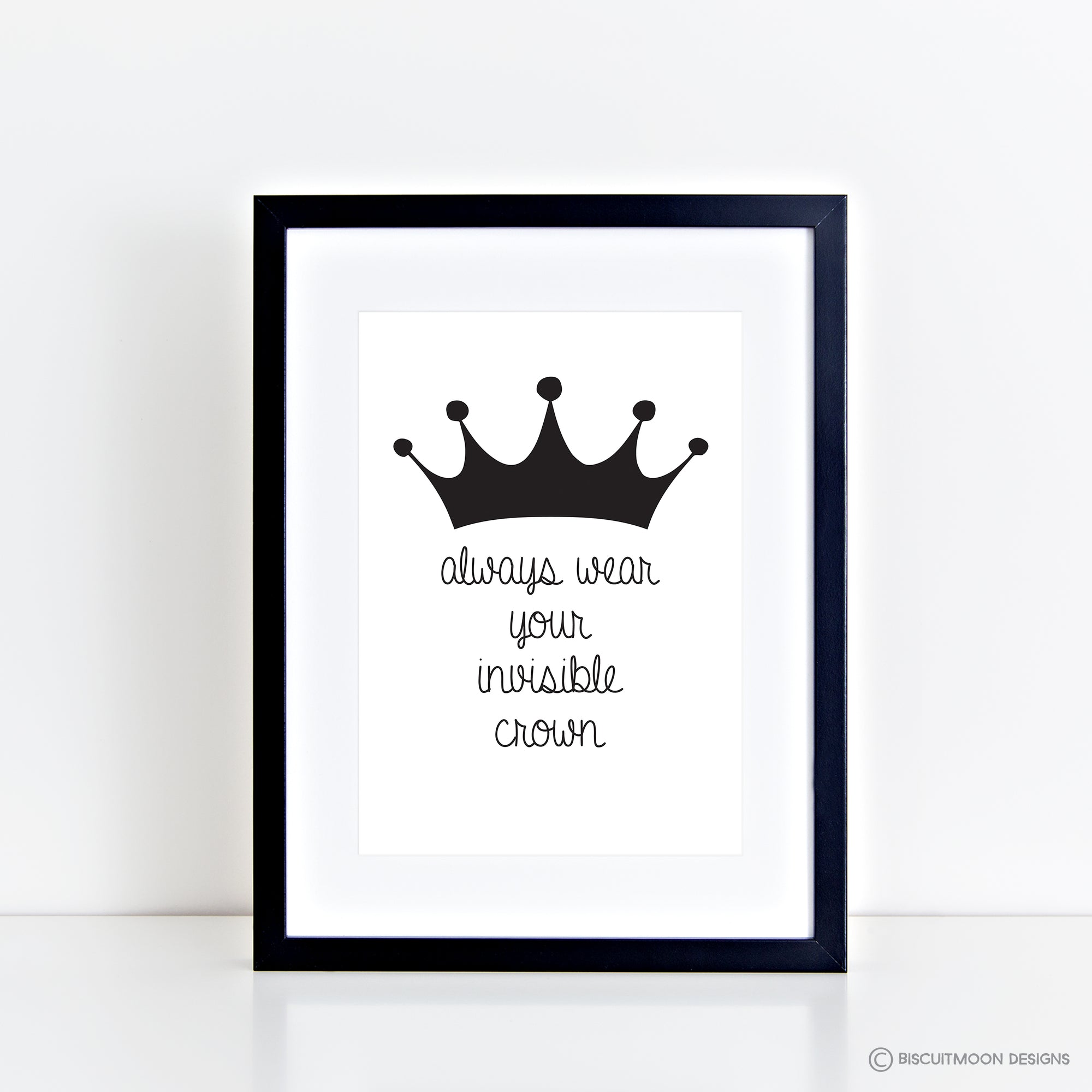 Invisible Crown Print