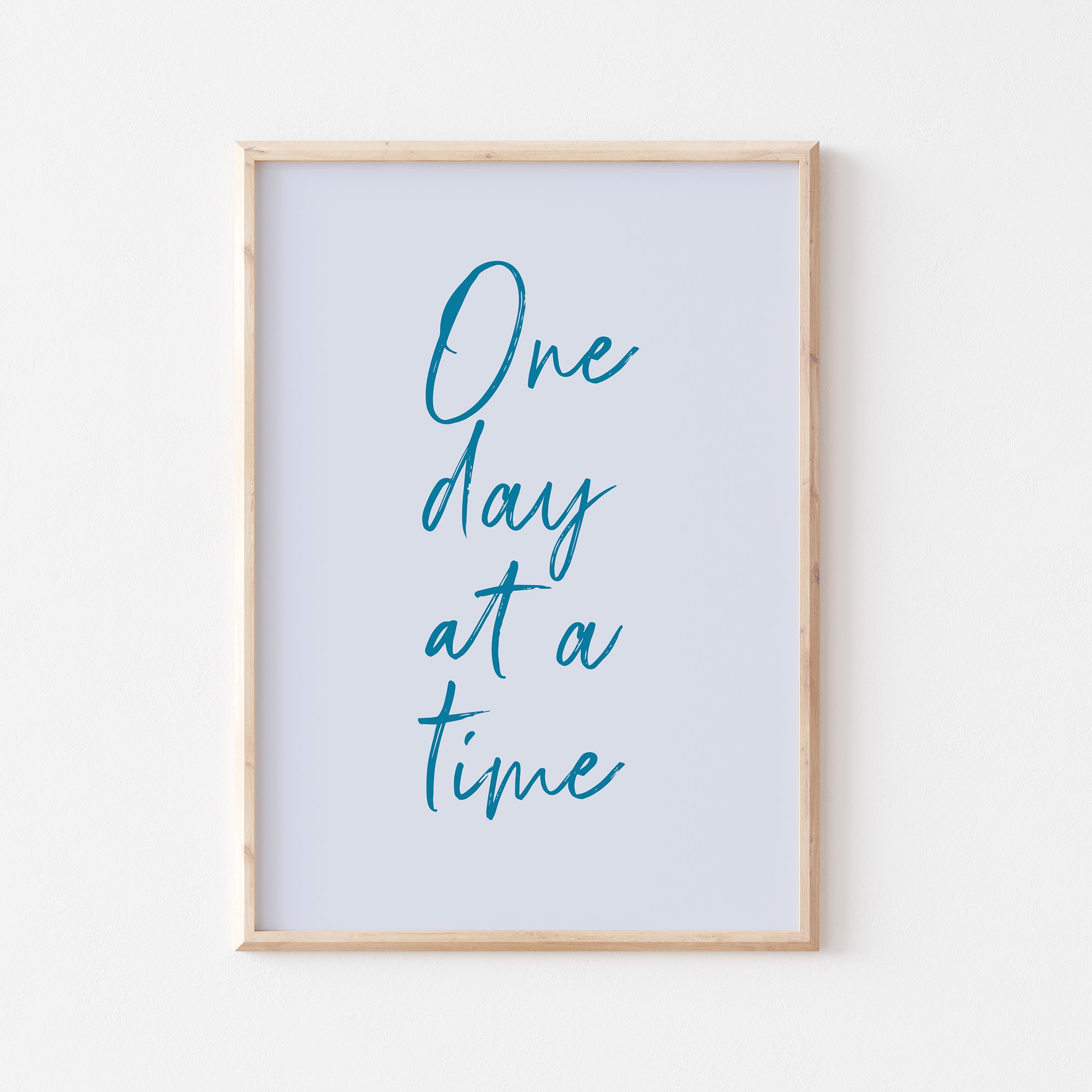 One Day at a Time Blue Print