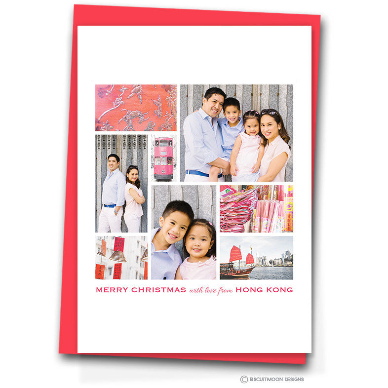 Photography Montage Personalised Christmas Cards