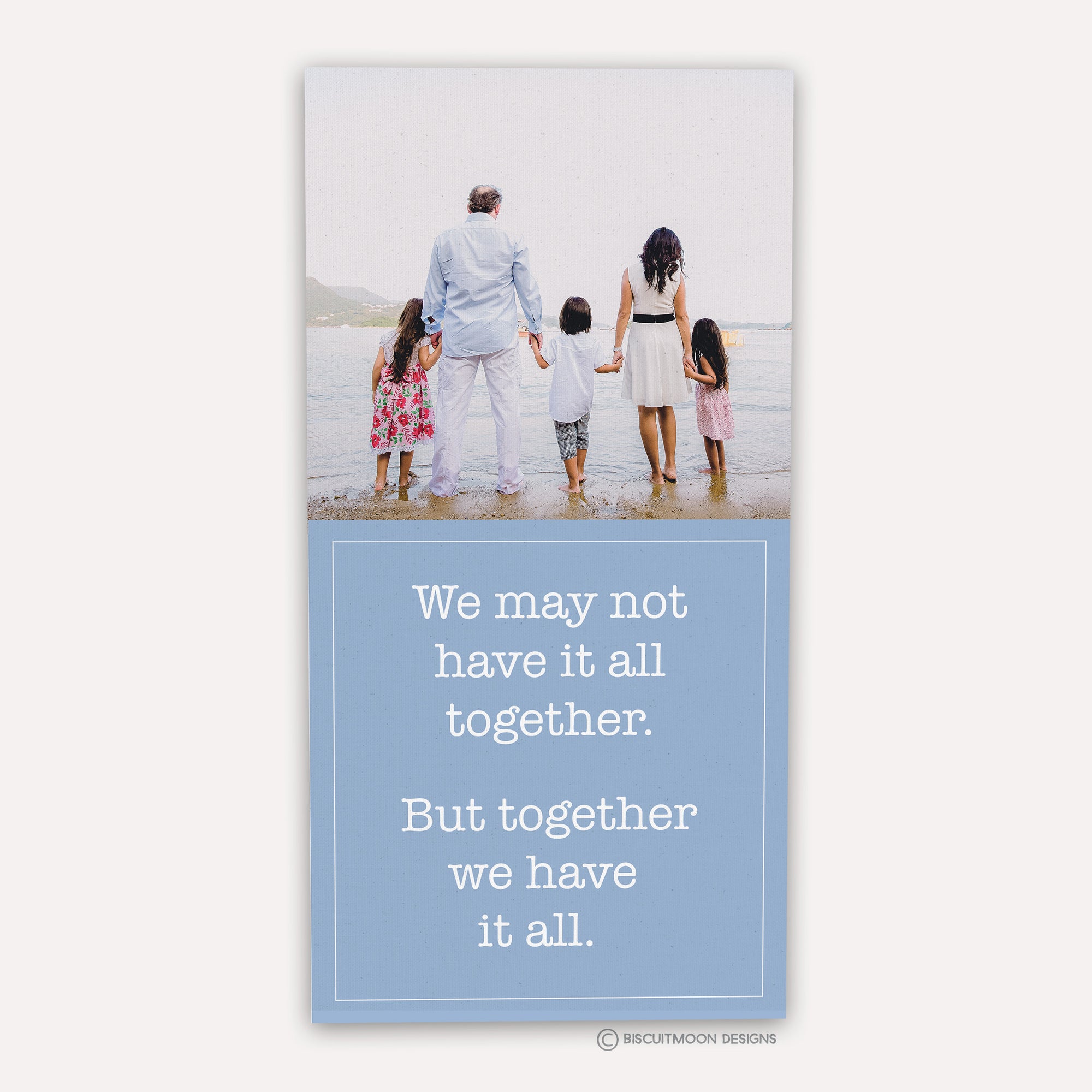 Together We Have It All Family Canvas
