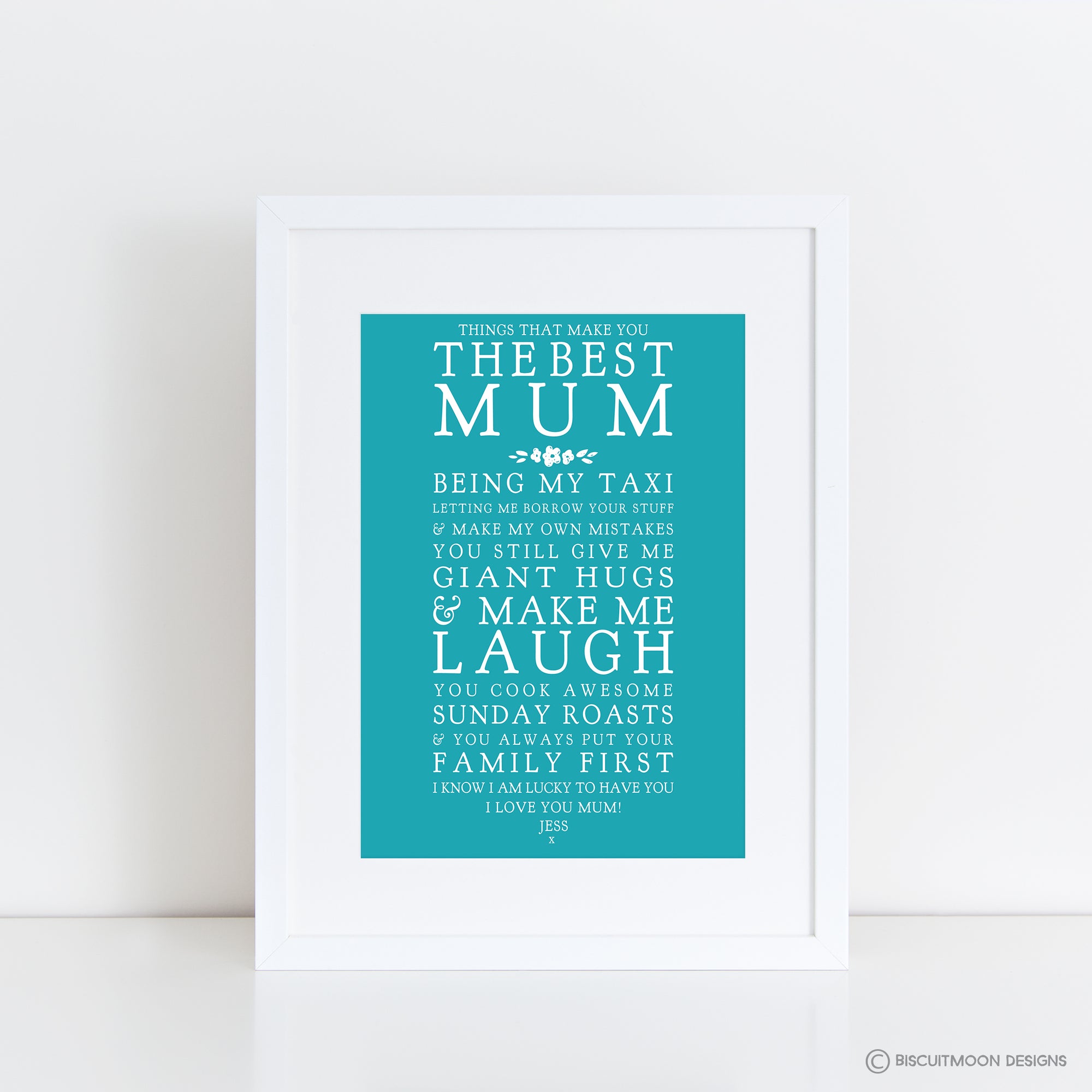 Things That Make You The Best Mummy/Mum/Mom Print